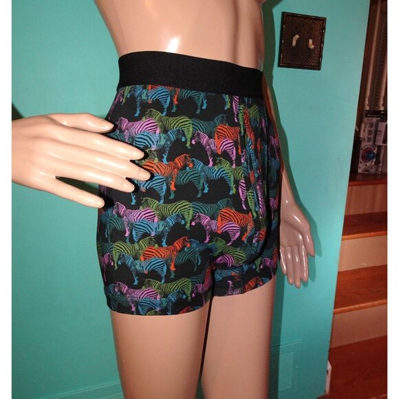 Vintage Zebra Pattern Boxer Briefs M crotch flap boxers men's underwear - Picture 4 of 10